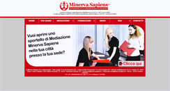 Desktop Screenshot of mediazione-civile.minervasapiens.it