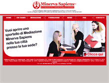 Tablet Screenshot of mediazione-civile.minervasapiens.it